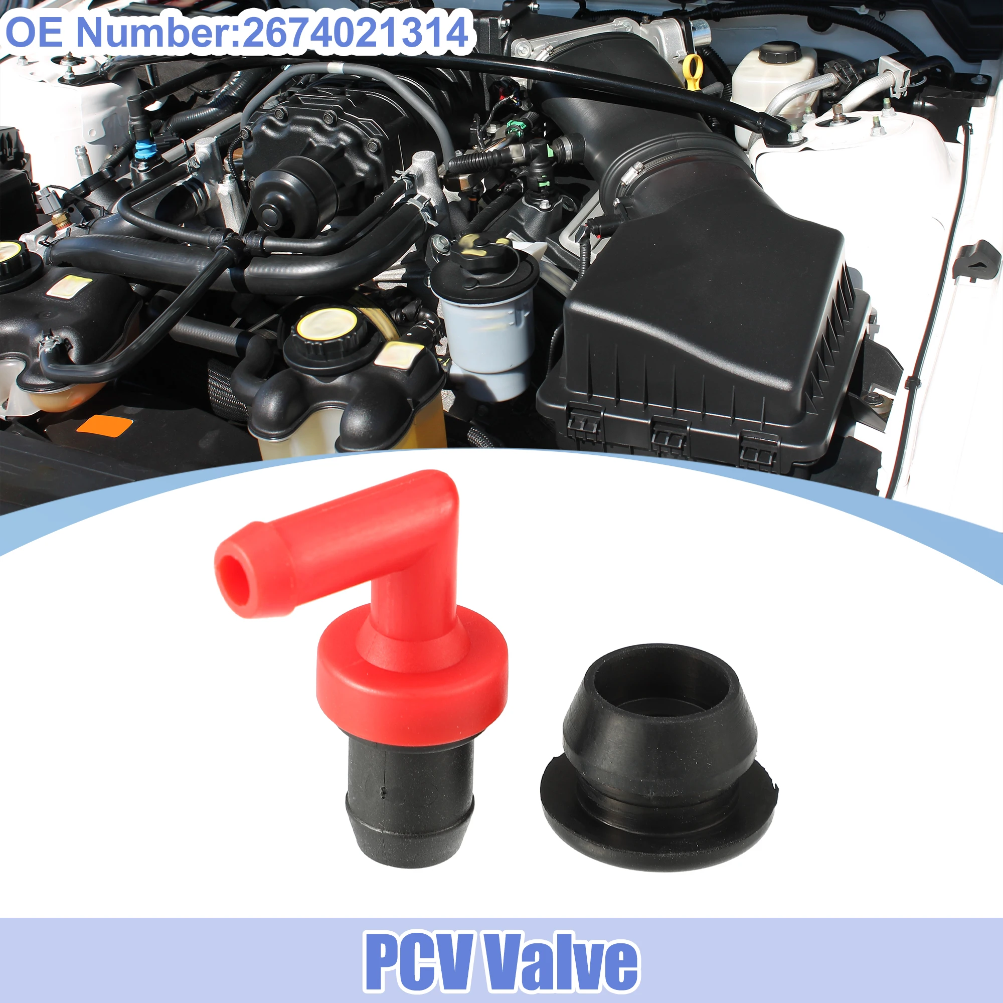 X Autohaux PCV Valve Grommet Kit Exhaust Positive Crankcase Ventilation Valve Fittings for Lexus RX300 1999-2001 No.1220420020