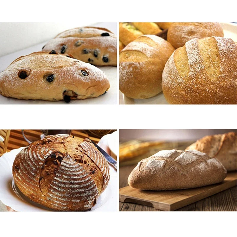 Plastic/Wooden Bread Lame Tools Bakery Scraper Bread Knife/Slicer/Cutter Dough Breads Scoring Lame with Blades Arc Curved Knife baking tool,dough scraper,dough cutter,baking accessories,bread cutter