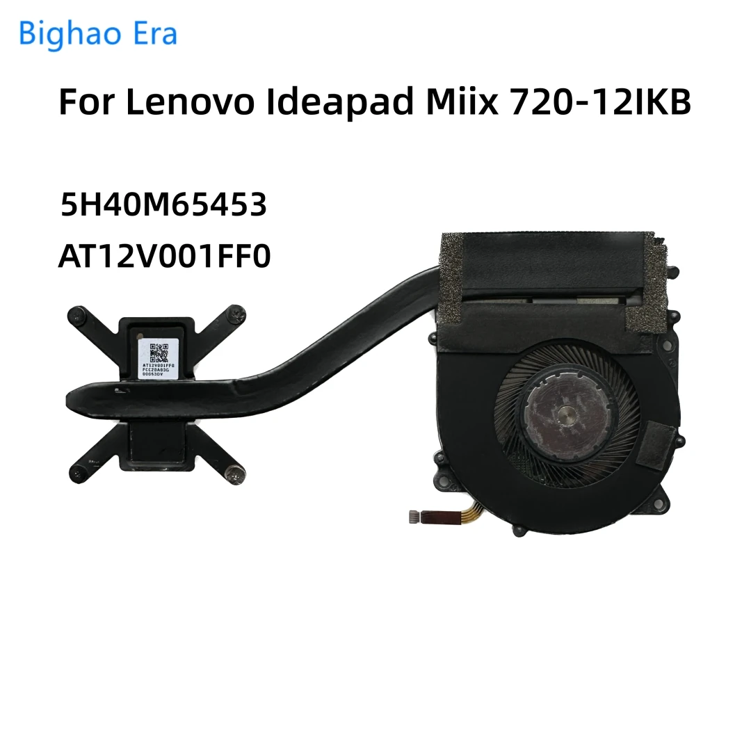 

New Original For Lenovo Ideapad Miix 720-12IKB CPU Cooling Fan Miix5 Pro Miix720 Heatsink Radiator 5H40M65453 AT12V001FF0