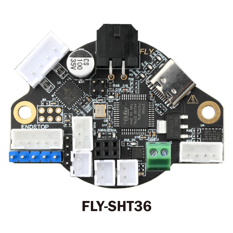 Mellow Fly-SHT Board/Fly-UtoC Board For Klipper Hotend HeadTool Support Canbus and Usb PT100 For Blv Ender 3 V-core3 3D Printer hp printhead 3D Printer Parts & Accessories