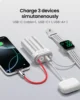 SHARGE Pouch Mini 10000mAh Power Bank 30W Portable Charger with Built-in Type C Cable to USB-A Port Battery Pack for iPhone 16 3