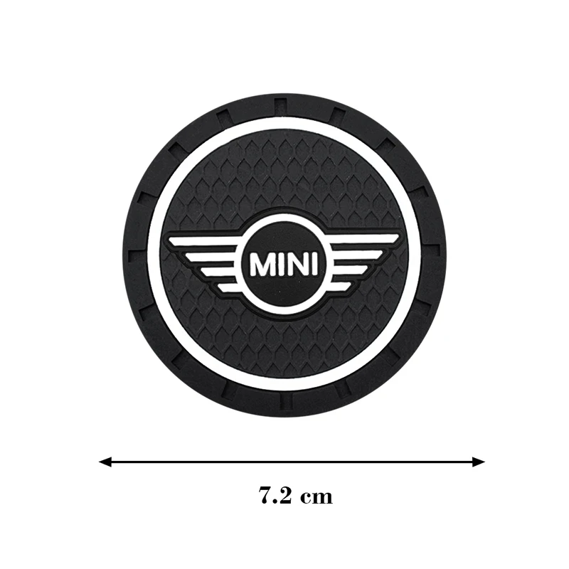 1/2Pair Car Waterproof Pads Car Waterproof Pads Black Anti-Skid Pads Auto Parts For Mini Cooper S 2011-2013 R56 R50 R53 F56 F55 R60