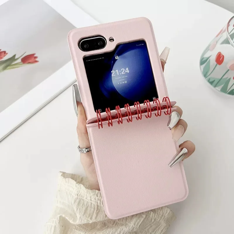 Creative Calendar Flip Leather Phone Case - Fashionable Shockproof Cover