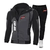 2023 Men Can Am Team Spyder Motorcycles Diagonal Zipper Hoodie Tracksuit Hooded Sweatshirts Tops+Pants Pullover Sportswear Suits 3