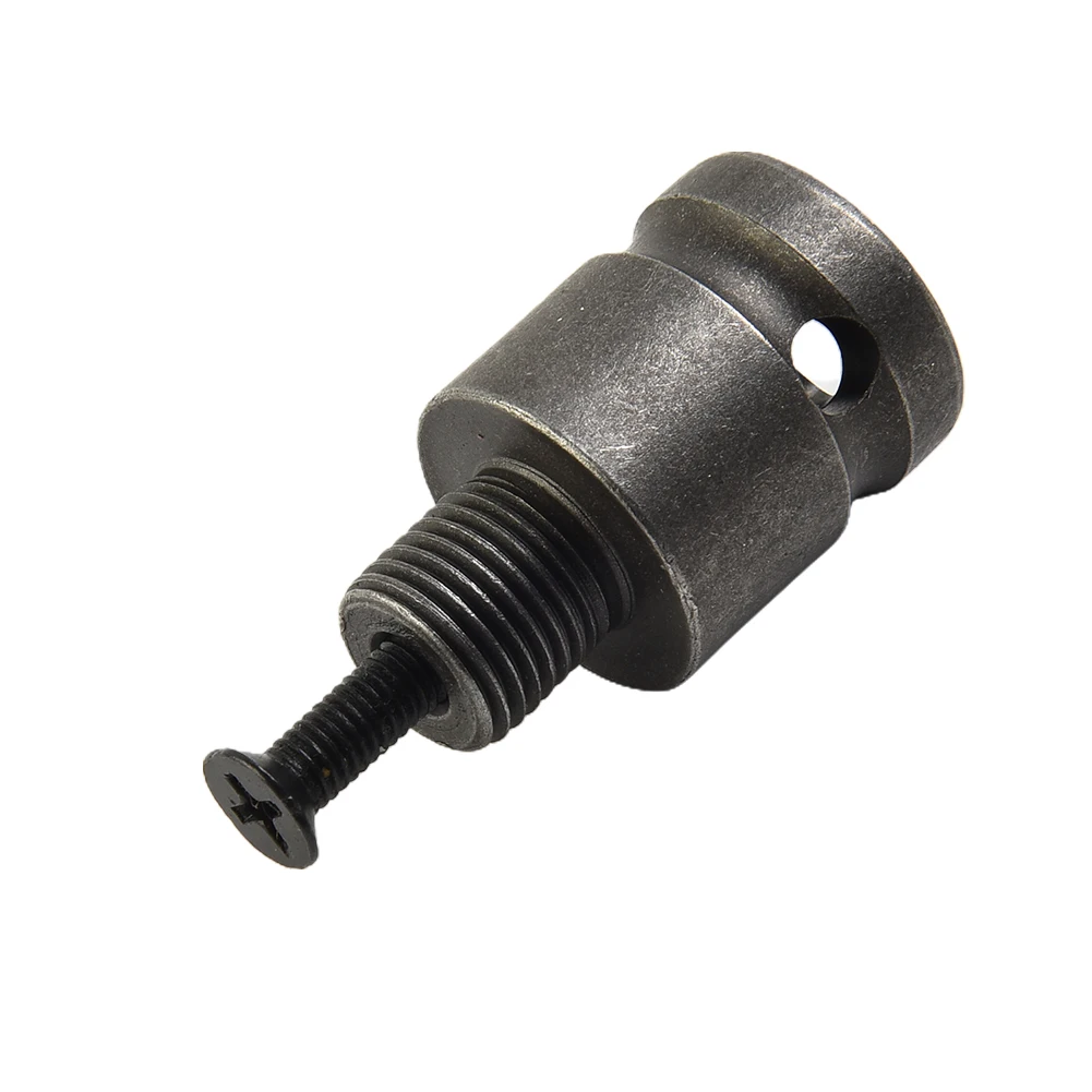 1PC 1/2 3/8 Drill Chuck Adaptor With Screw For Impact Wrench Conversion Electric 1/2-20UNF 3/8-24UNF Drill Bit Tools