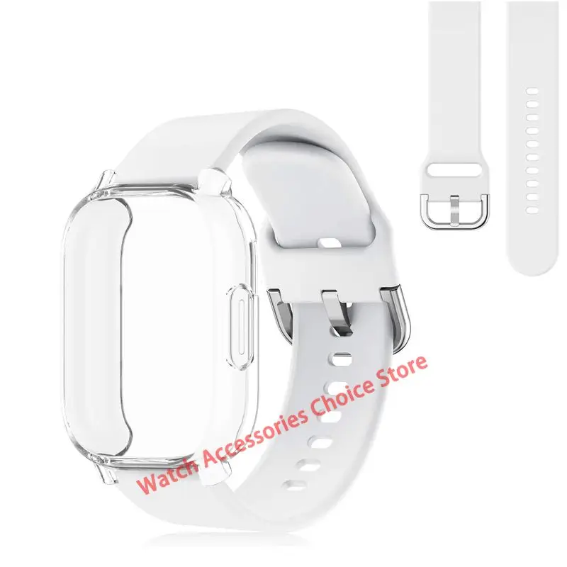 Protective TPU Shell with Breathable Silicone Strap