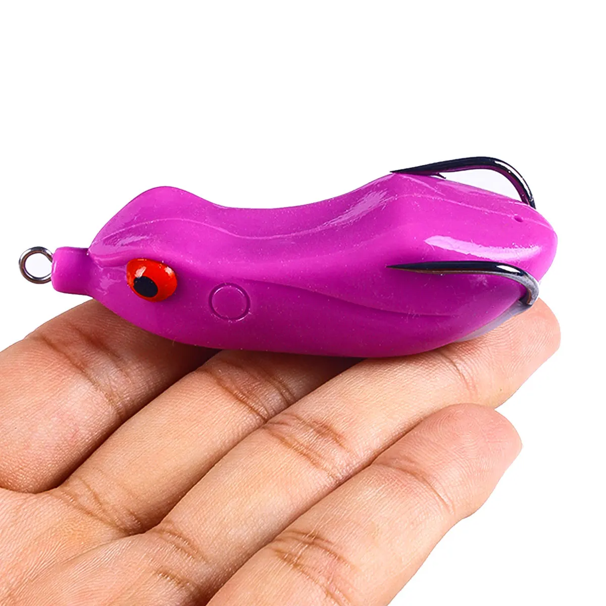 1PCS 7CM 13G Simulation Frog Fish Bait Soft Lure with Double Hook Top water  Ray Frog Artificial Minnow Crank Fishing Tackle - AliExpress 18