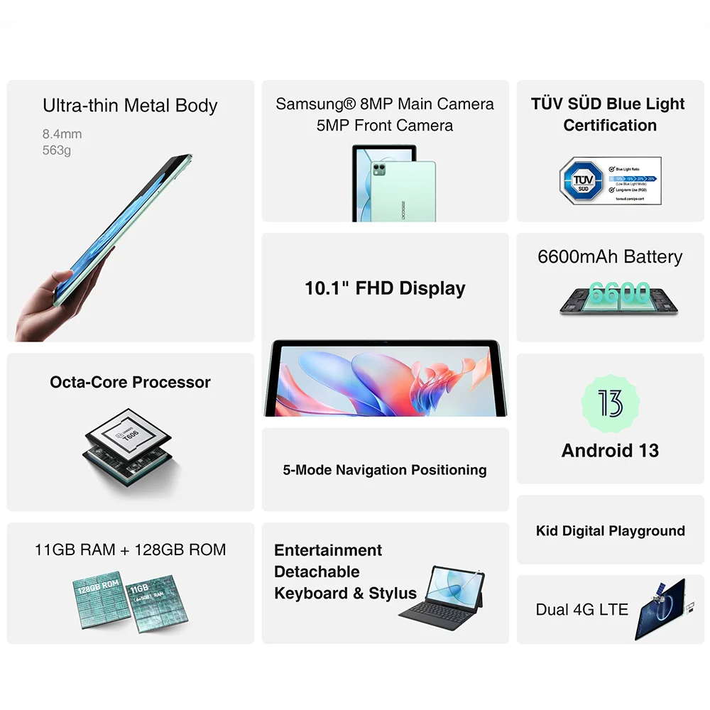 Рисунок 2 - Планшет DOOGEE T10S на Android 13