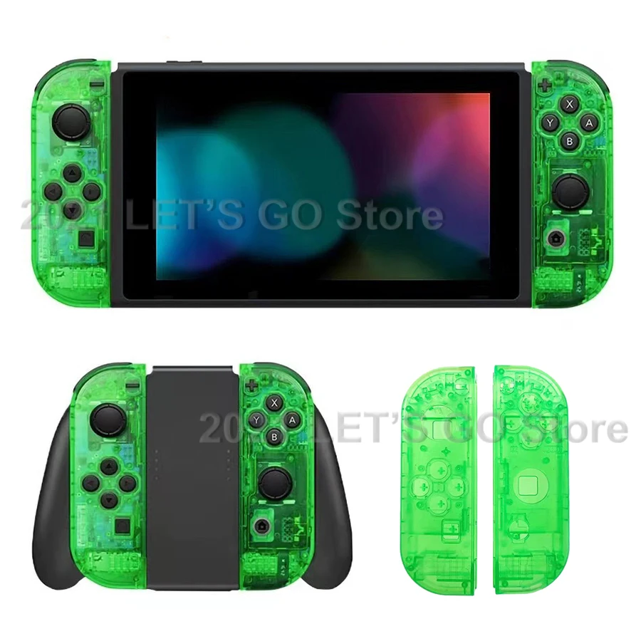 Nintendo Switch 有機ELモデル 唸っ クリアパープル 外装カスタム