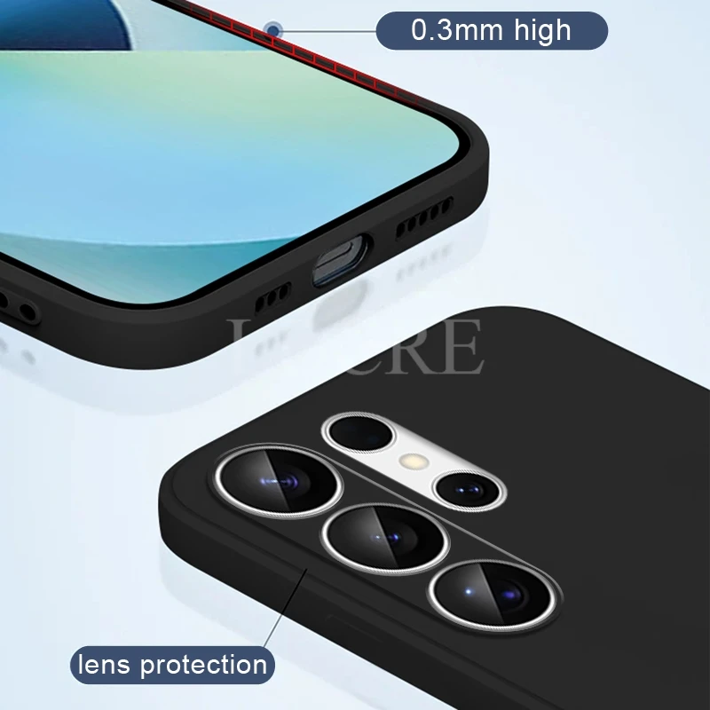 Liquid Silicone Phone Case with TPU Rubber Protection for Samsung Galaxy S26 Ultra