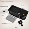 3 in 1 Multi-Functional Breakfast Maker,9L Capacity Oven,600mL Coffee Machine,Non Stick Coating Pan,Household Kitchen Appliances 6