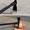 1Pcs Multifunctional Camping Tool Portable Folding Small Steel Shovel Pickaxe Hoe Outdoor Folding Multitool For Mountaineering 2