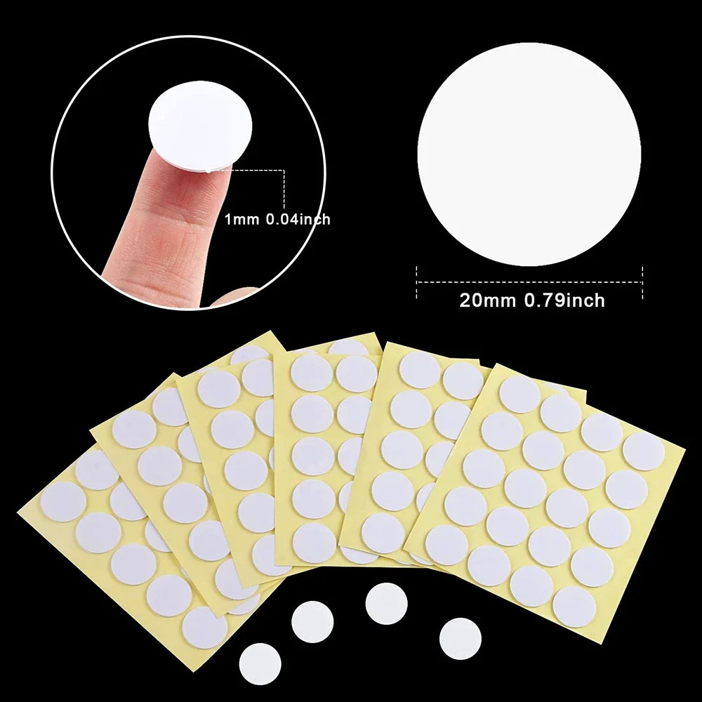 400pcs/lot Candle Wick Stickers Heat Resistant Double-Sided Stickers 20mm Making Supplies Adhesive Dots for Candle Making