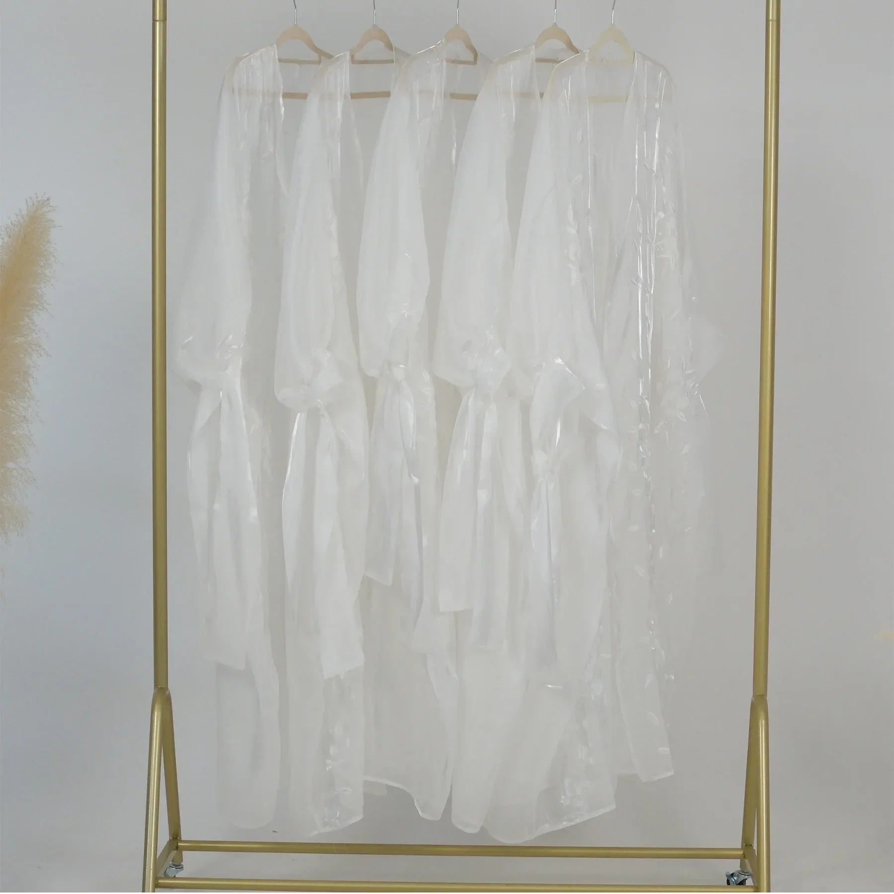 Summer Satin White Abaya for Woman Embroidery Puff Sleeves Open Abayas for Muslim Kimono Dubai Luxury Turkey Islam Kaftan Dress
