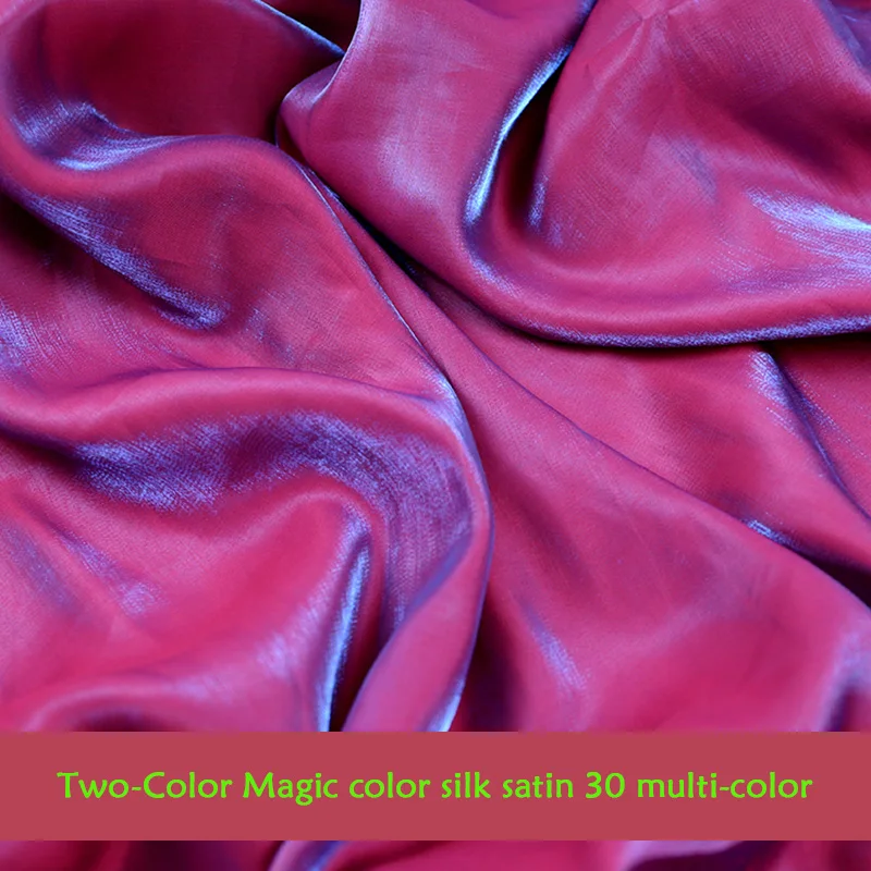 1m Spring Glitter Glass Silk Cotton Polyester Fabric Women's Shirt Dress Pants Fabric According By the Meter Fashion Elegant