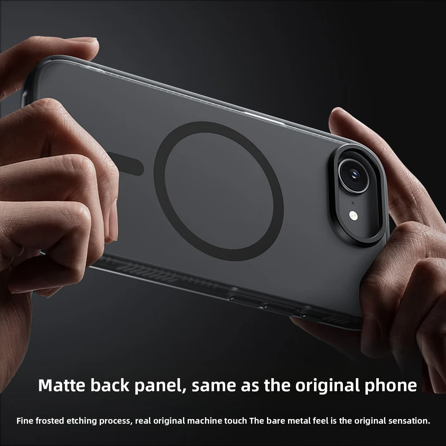 New Magnetic Case with Skin-Friendly Acrylic Cover – Shockproof and Comfortable Feel
