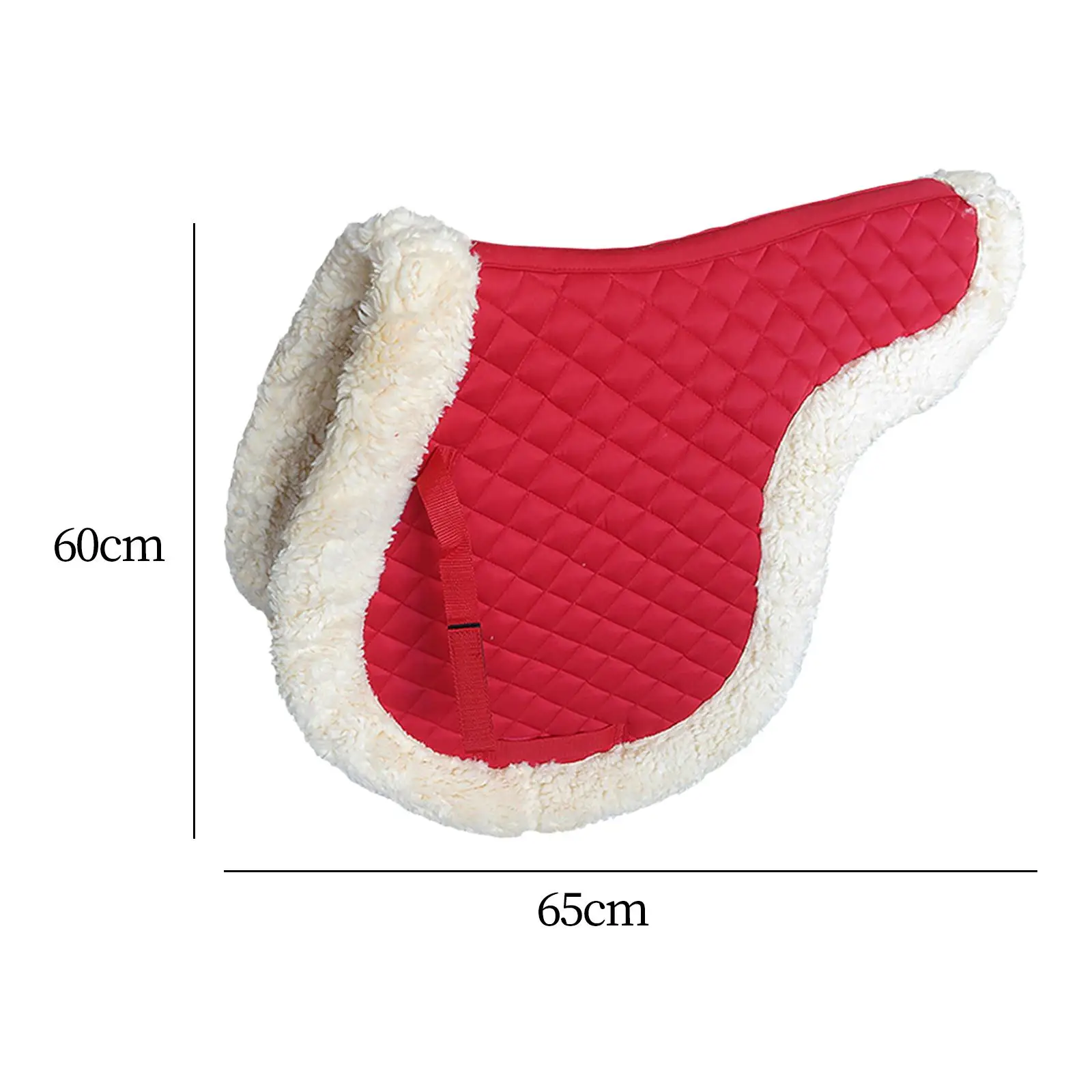 Saddle Pad for Horse, Dressage Saddle Pad Breathable Sponge Lining Thick Soft Practical Riding Seat Cushion Horse Riding Pads