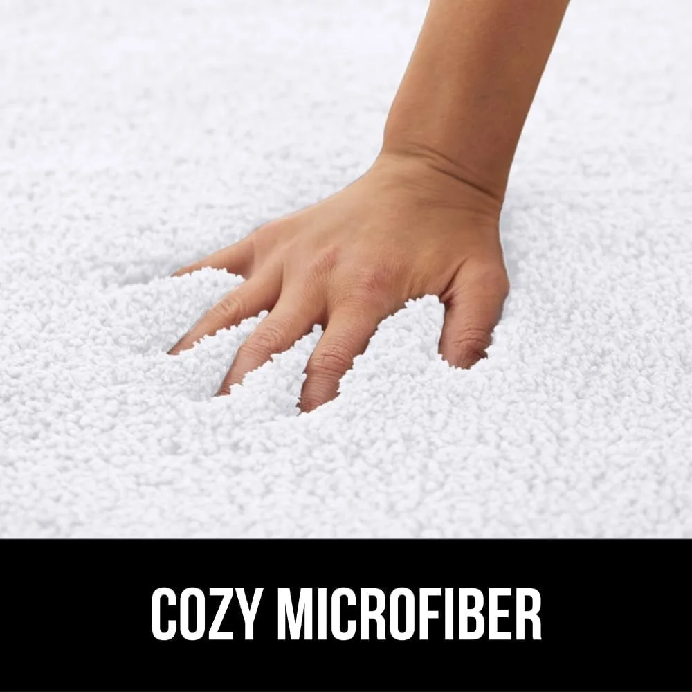 Premium Luxury Bath Rug, Absorbent, Soft, Thick Shag, Plush Bathroom Mat Rugs, Machine Washable, Microfiber Quick Dry, Mats for