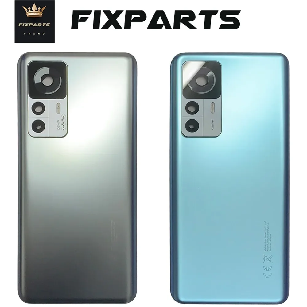 

Новинка для Xiaomi 12T Pro задняя крышка батарейного отсека стеклянный корпус дверной чехол с клейкой крышкой Mi 12T задний корпус с объективом камеры