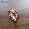 Factory Direct Price 4mm 6mm 8mm Tungsten Empty Ring Inlay Style Blanks 2.0/3.0/4.0 Grooves Domed Polished Finish 3
