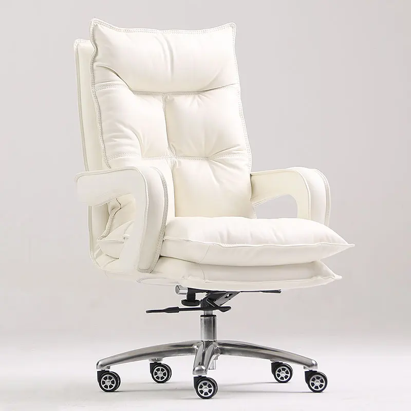 White Game Office Chair Living Room Work Computer Designer Study Luxury Study Chair Vanity Chaise De Bureaux Salon Furnitures puma rbd game low 38637302 puma white puma white puma team gold