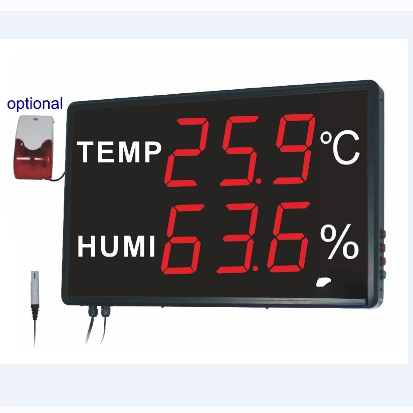

HE230A 3 Inch Long Distance Visual High accuracy & Stability Large LED Display Thermometer Hygrometer HE230A