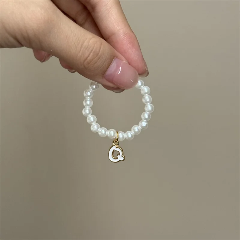 For Mini Labubu Pendant Accessories Letter Pearl Necklace For 4.0 Labubu Pin for Love Series Doll Accessories Dolls' Decoration