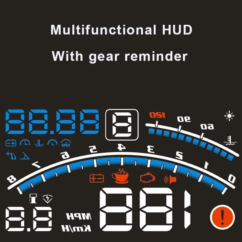 4E ڵ Hud ÷, ڵ  ˶, OBD2   ÷, ڵ ӵ    ׼, HUD 