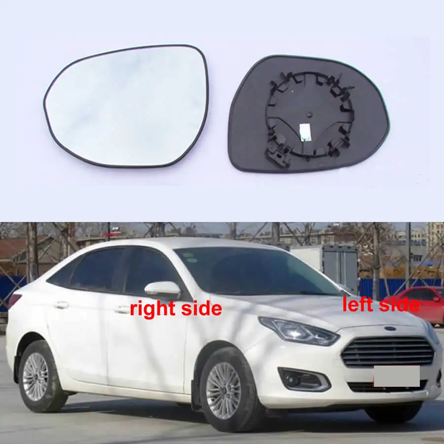 

Для Ford Escort 2016 2017 2018 2019 автомобильные аксессуары боковые зеркала Светоотражающие линзы зеркало заднего вида Стекло без нагрева