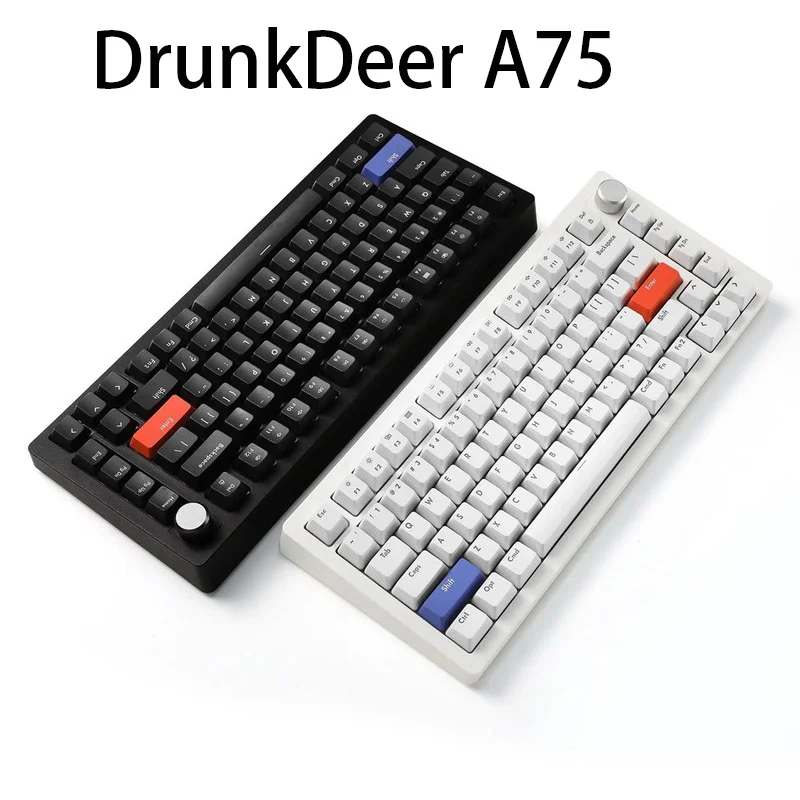 Drunkdeer A75 Wired Keyboard Adjustable Key Range Magnetic Axis