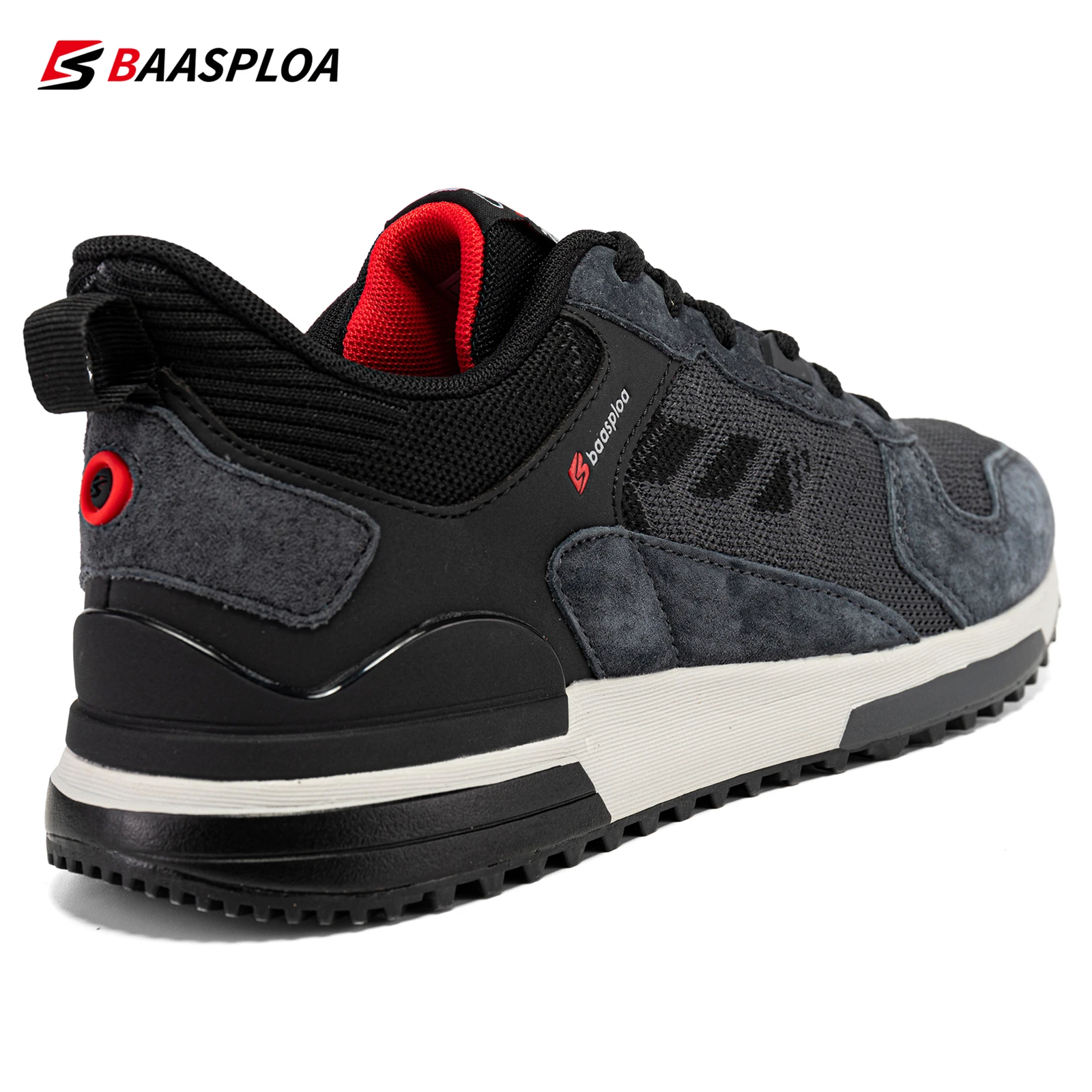 Baasploa Men's Shoes Outdoor Non-Slip Breathable Sneakers Premium Casual Sports Men's Walking Shoes Free Shipping