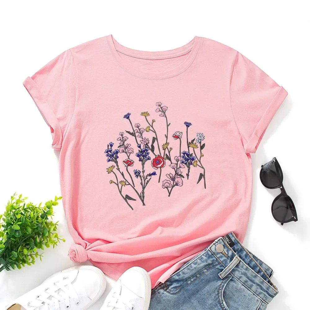 Oversized Women's T-shirt Graphic T Shirt Women Short Sleeve Tee Top Summer Cotton Female Tshirt Harajuku Woman Clothing 3
