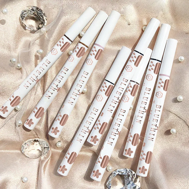 Eyeliner Pencils Eyeliner Lying Silkworm Undercover Draw Down Non-Smudge Fine Natural Long-lasting Waterproof Eyes Liner Makeup