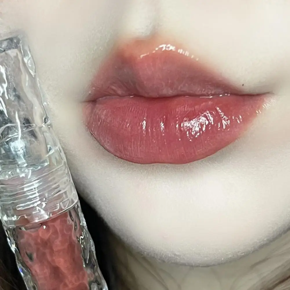 Liquid Lipstick Mirror Effect Easy to Color Moisturizing Clear Tube Lip