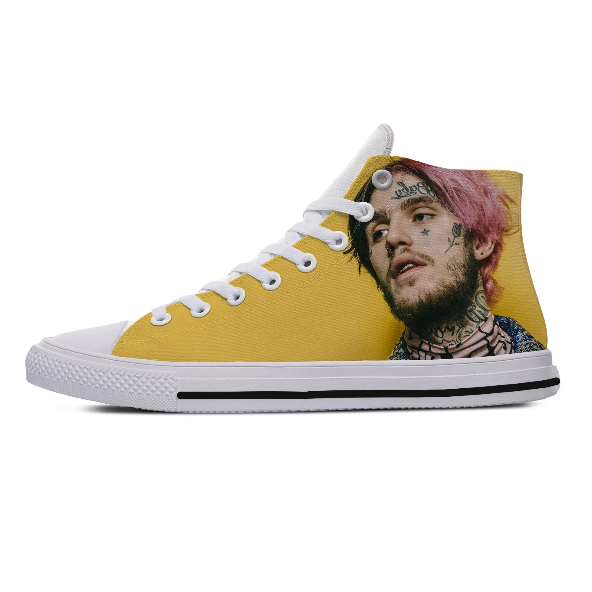 New Rapper Lil Peep Leisure Shoes Rap Hiphop LilPeep Men Cool Man Woman Lightweight High Help Canvas Shoes Classic Board Shoes