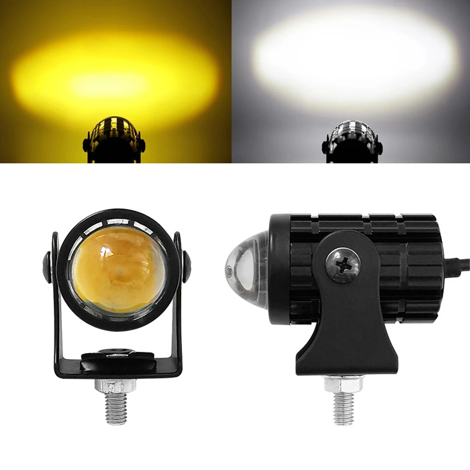 Led Mini Driving Lights Motorcycle Mini Motorcycle Led Headlight