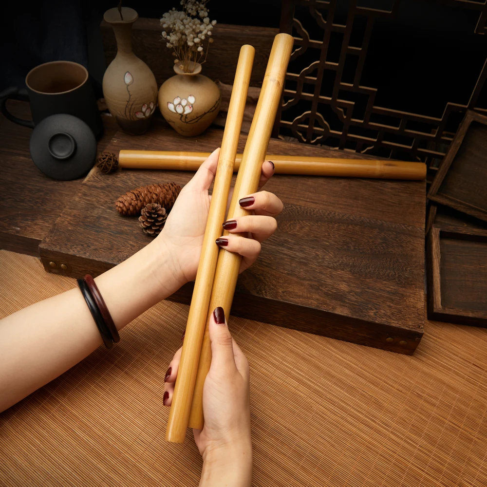 Natural Bamboo Massage Stick Wood Therapy Stick Gua Sha Massage Wood Therapy Tools for Body Contour Cupping Gua Sha Massager