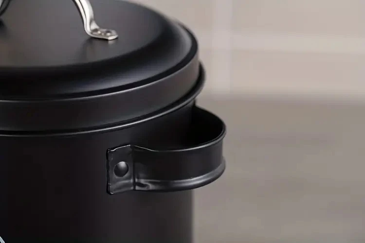 3 Pcs Retro Metal Potato Garlic Onion Storage Containers With 360° Ventilation System