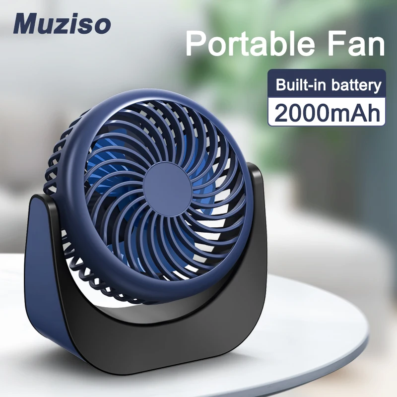 MuzisoMiniElectricfanrechargeablePortableCampingsmallfanUSB