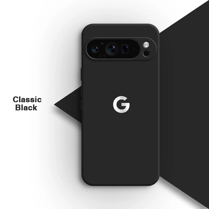 G Logo Liquid Silicone Case Google Pixel 10A 11 10 9 Pro XL 9A 8A 7A Original