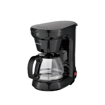 Houselin Caffettiera piccola da 750 ml, macchina da caffè compatta con filtro riutilizzabile, piastra riscaldante e caffettiera per casa e ufficio 1