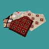 French Ins Retro Handmade Crochet Triangle Headband Towel Female Personality Travel Photo Headscarf Seaside Vacation Hair Band 2