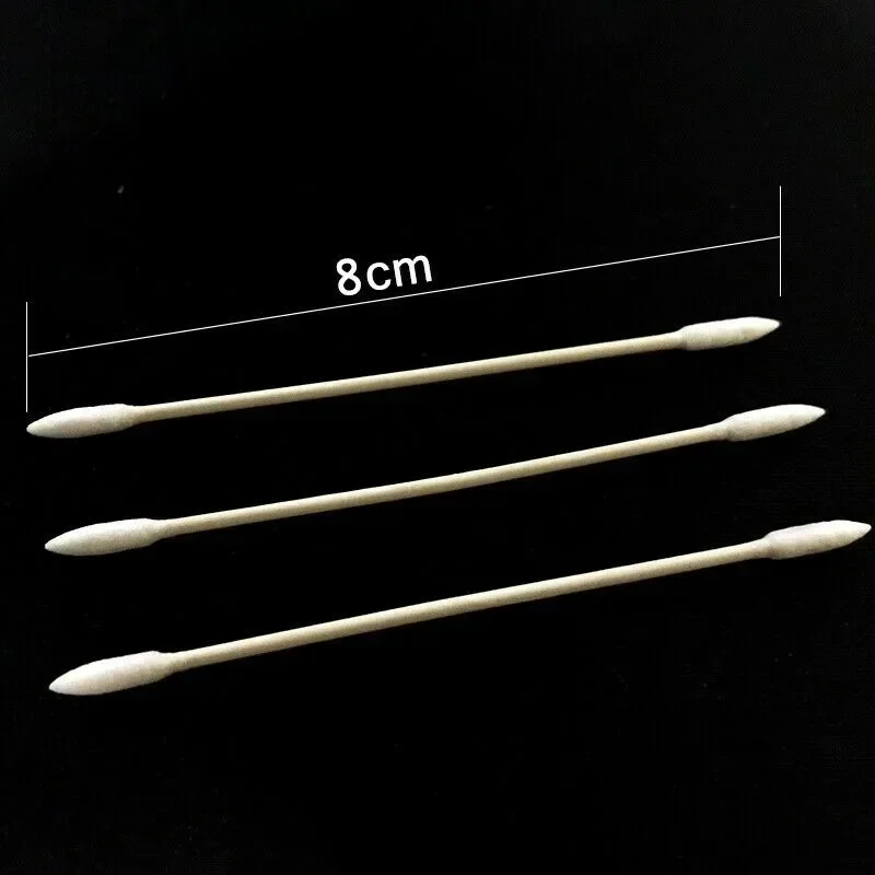 100-25Pcs Dust Free Disposable Cleaning Swab Cotton Stick for AirPods Earphone Headphone Phone Charge Port Cleaning Accessories 6