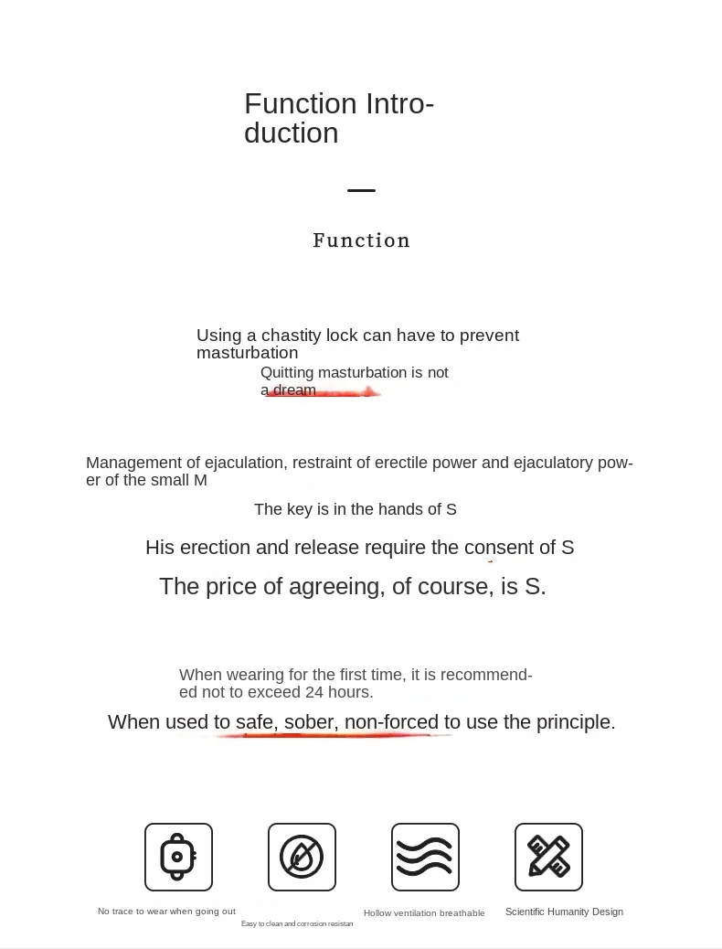 FRRK Gaiola de Castidade Chave Anéis Chastity Cage