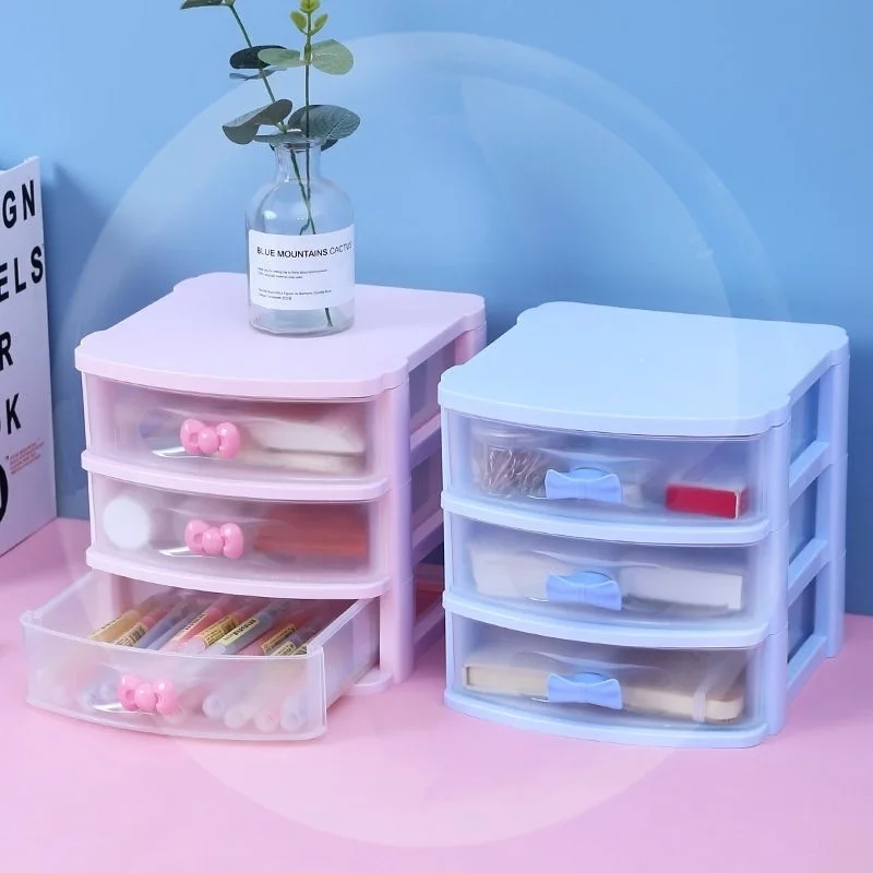 Hand Account Dormitory Storage Box Ins Girl Heart Desktop Drawer
