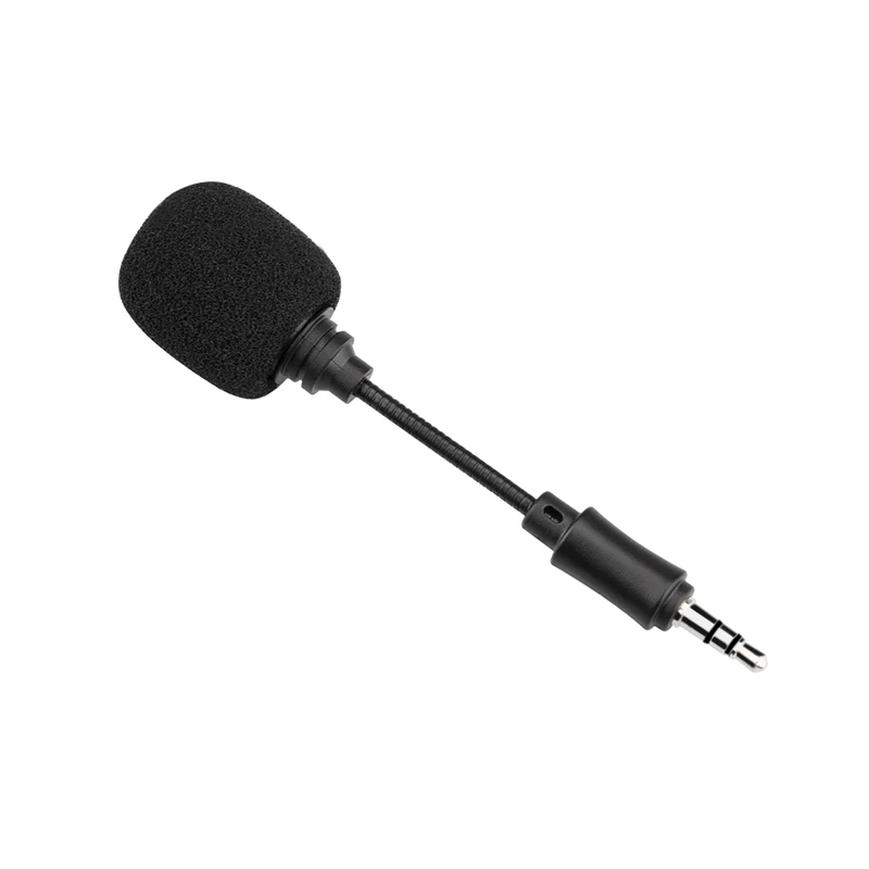 Mini micrófono de 3,5mm, micrófono corto de tres polos en línea para Cámara de Acción DJI OSMO, teléfono, ordenador, micrófono con cancelación de ruido