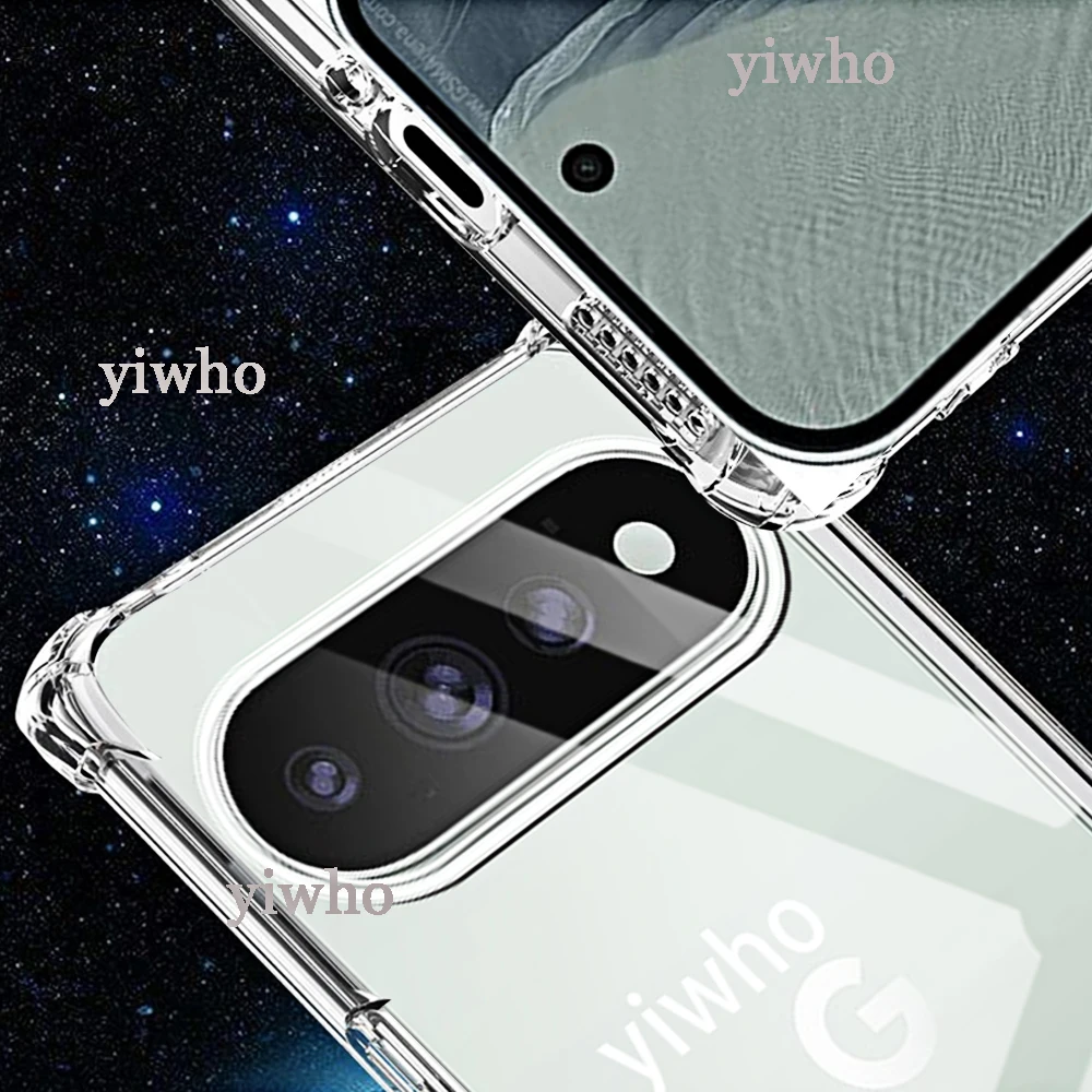 Shockproof Transparent Soft TPU Phone Case - Pack of 1 to 10