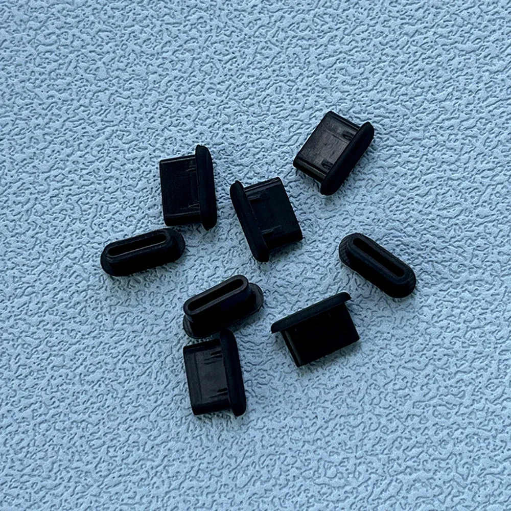 vvocci 10/30/50PCS Type-C 충전 포트 휴대폰 USB 실리콘 먼지 플러그 보호 커버 유형 C 방진 캡