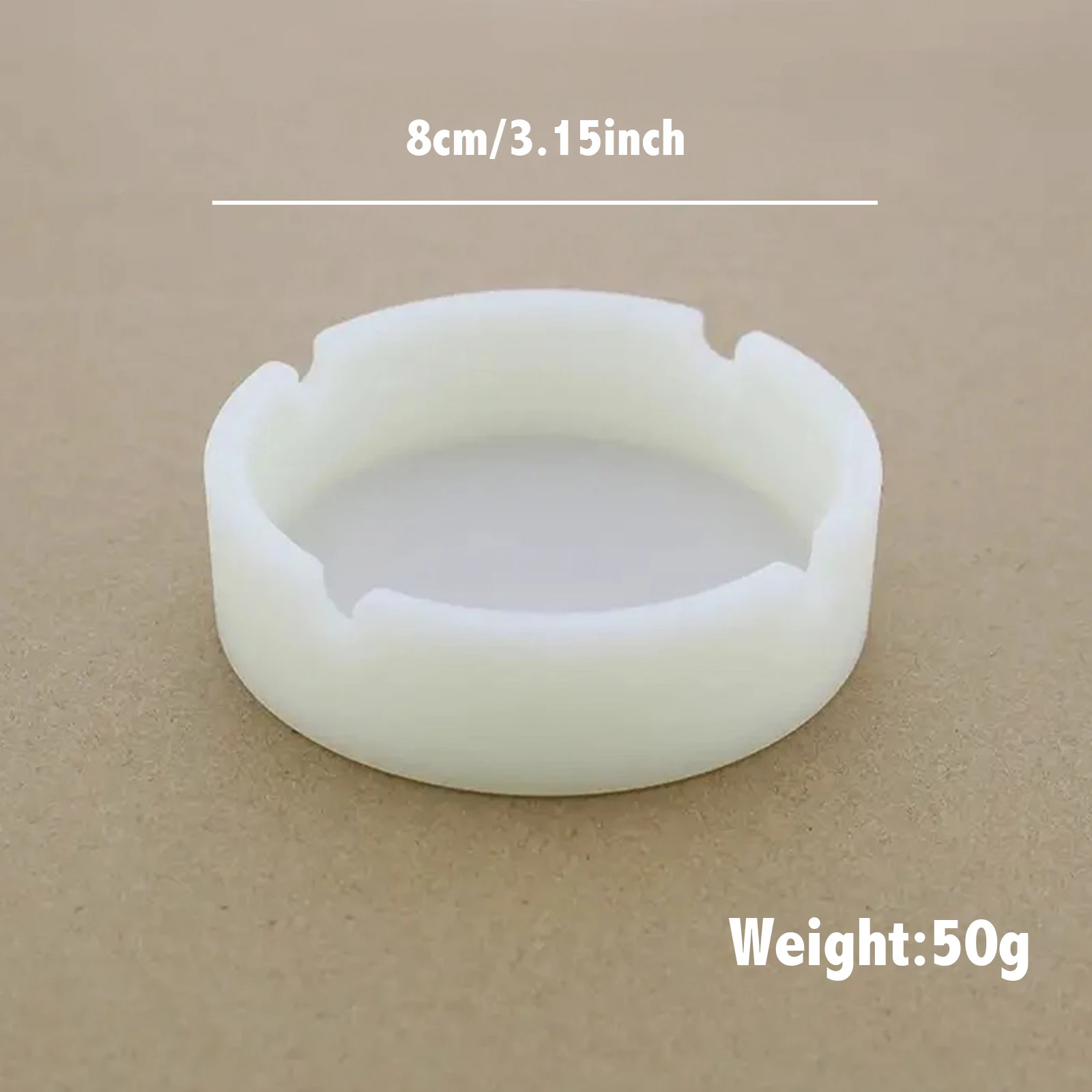 Cigarettes Ashtray Silicone Ashtray Luminous Silicone Gel Ashtray Light Circular Ashtray Fluorescent Smoke Convenient Cigarette Case Drop Creative Ashtrays