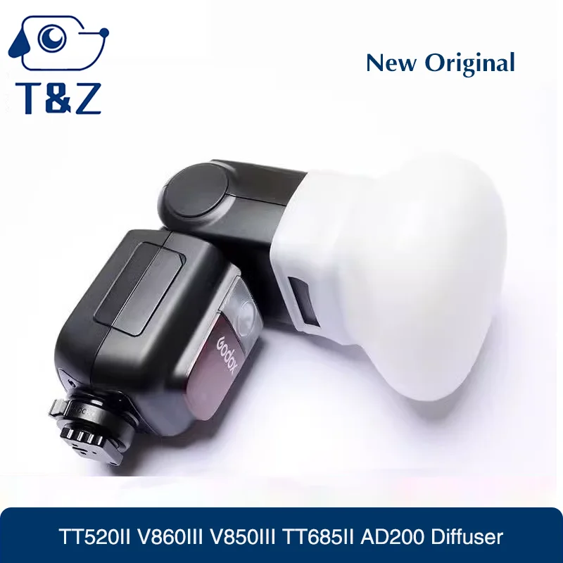 Flash Diffuser Universal Flash Diffuser For Godox TT520II V860III V850III TT685II AD200pro Original New Silicone Diffuser